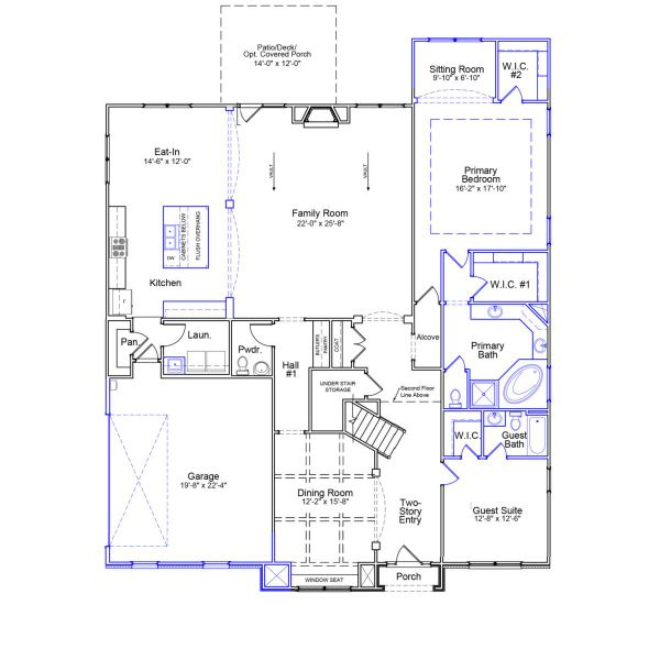 2D floor plan layout of this home in Suter Estates, Easley, SC (Image 3). 2D floor plan layout of this home in Suter Estates, Easley, SC (Image 3).