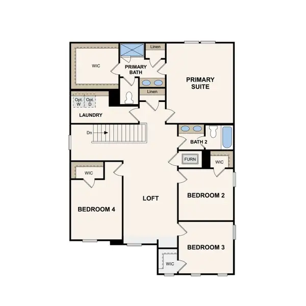 2D floor plan layout of this home in Kingfield, Smyrna, TN (Image 3). 2D floor plan layout of this home in Kingfield, Smyrna, TN (Image 3).