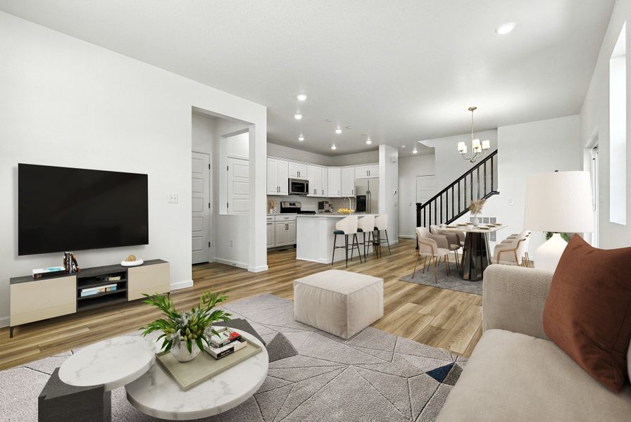 Furnished interior view inside a new home in Farmlore, Brighton (Image 3).