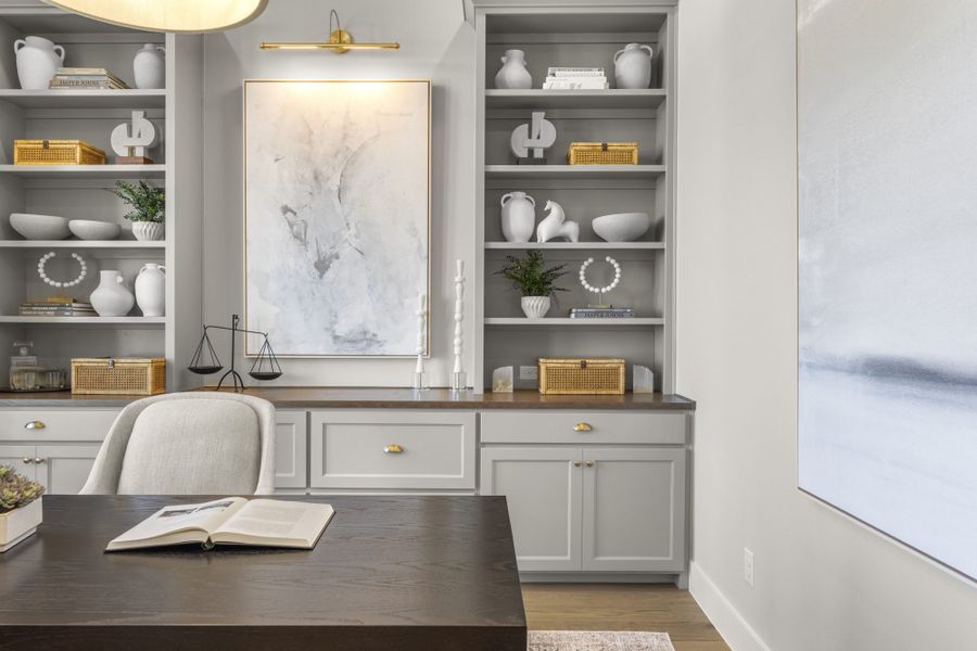 Representative furnished interior of a home built from the 6051 by Tradition Homes in StarView, Prosper (Image 7).