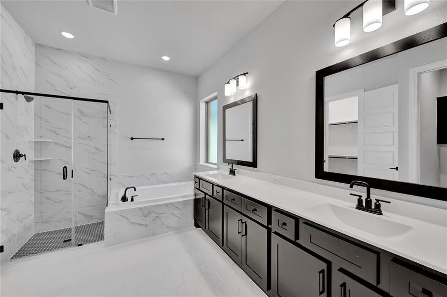 Furnished interior view inside a new home in South Pointe  Cottage Series, Mansfield (Image 7).