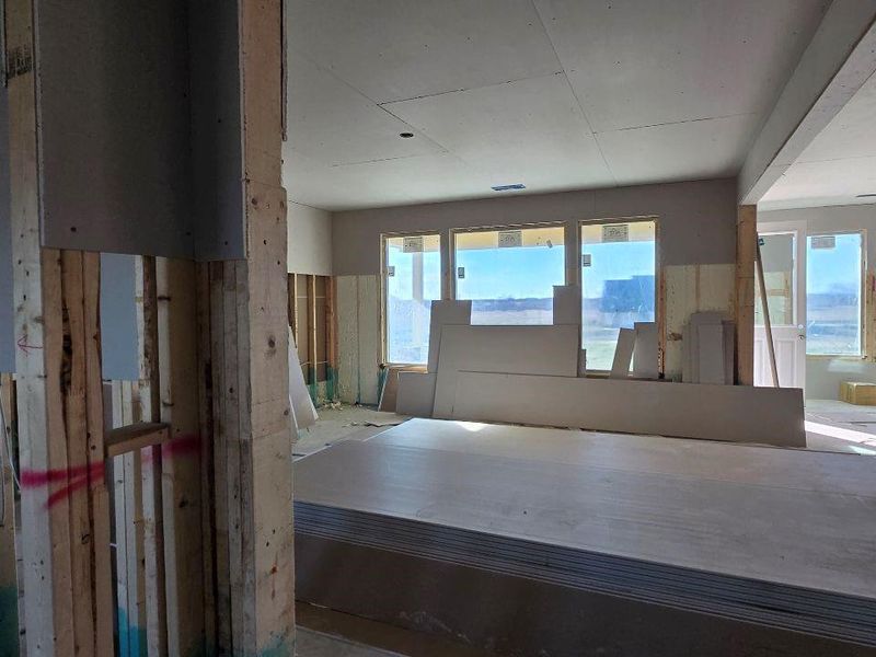 In-progress construction of a new home in Hillview Addition, Decatur, TX (Image 3). In-progress construction of a new home in Hillview Addition, Decatur, TX (Image 3).