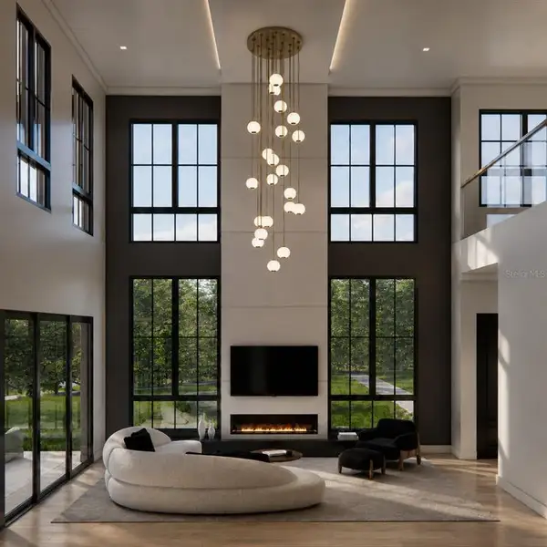 Furnished interior view inside a new home in , Orlando (Image 6). Furnished interior view inside a new home in , Orlando (Image 6).