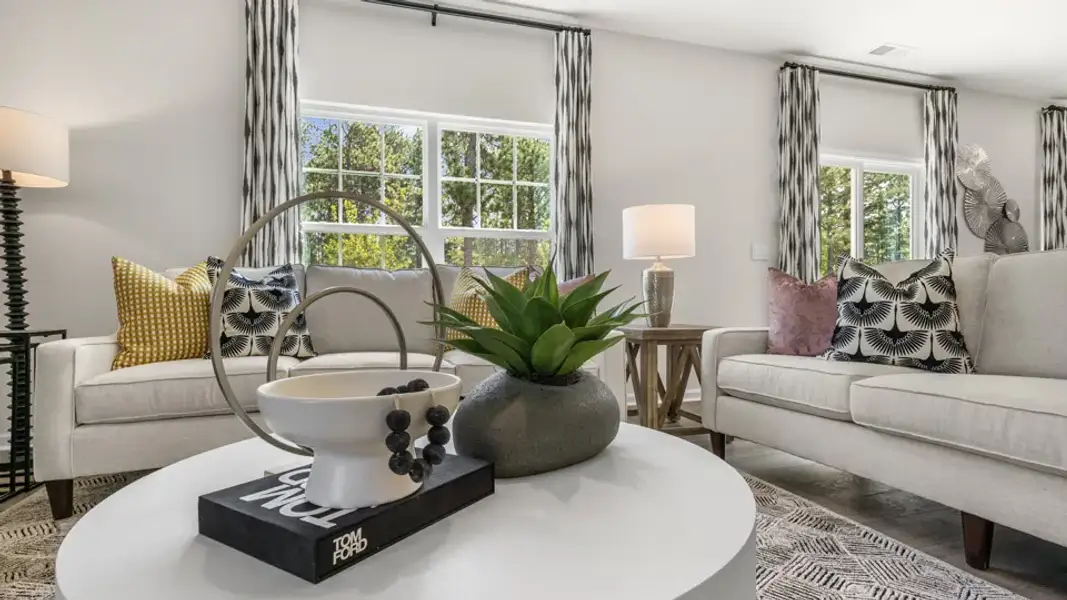 Furnished interior view inside a new home in Olive Branch, Wilson's Mills (Image 27).
