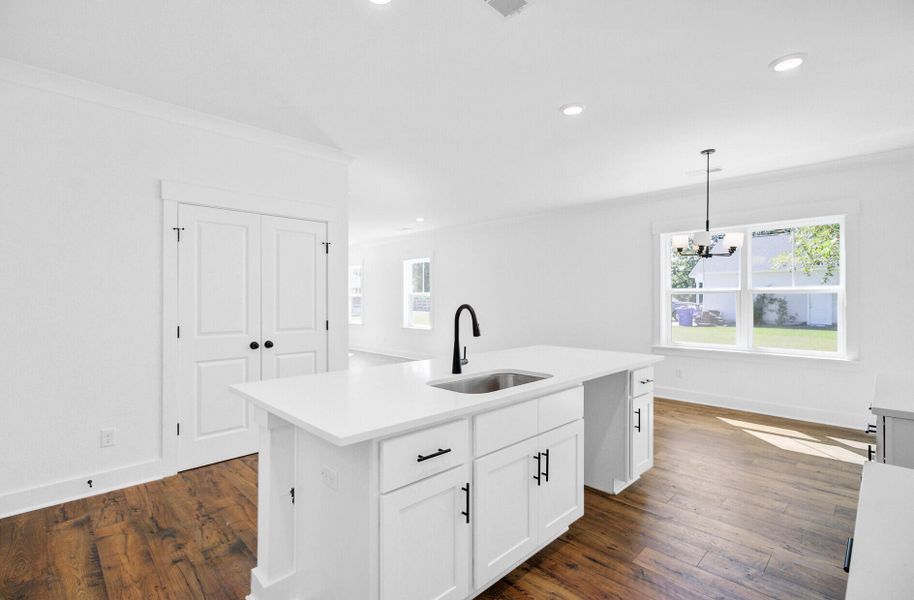 Furnished interior view inside a new home in , Charleston (Image 10).