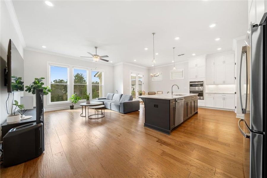 Furnished interior view inside a new home in , Buford (Image 32). Furnished interior view inside a new home in , Buford (Image 32).