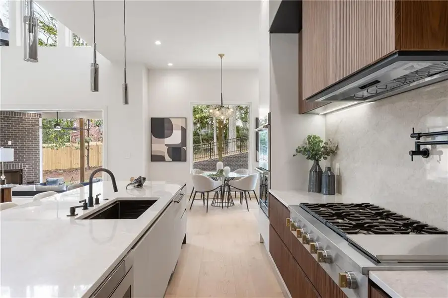 Furnished interior view inside a new home in , Sandy Springs (Image 12).