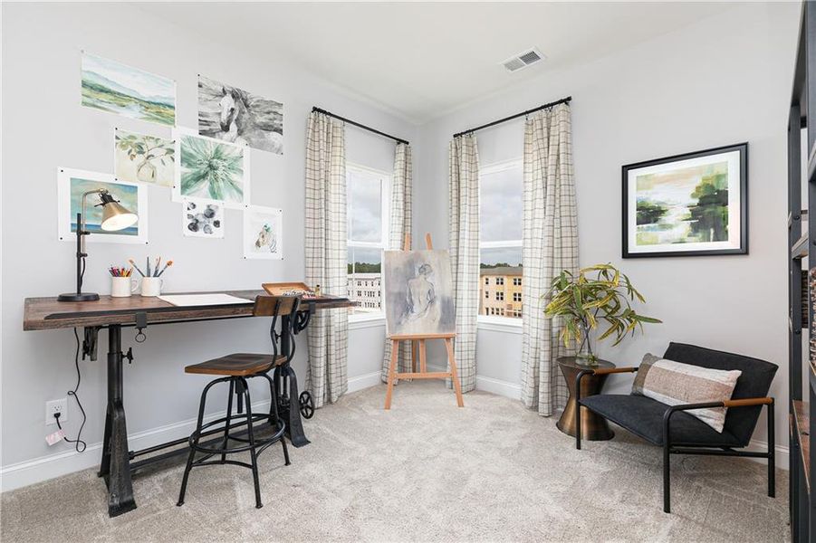 Furnished interior view inside a new home in , Powder Springs (Image 12).