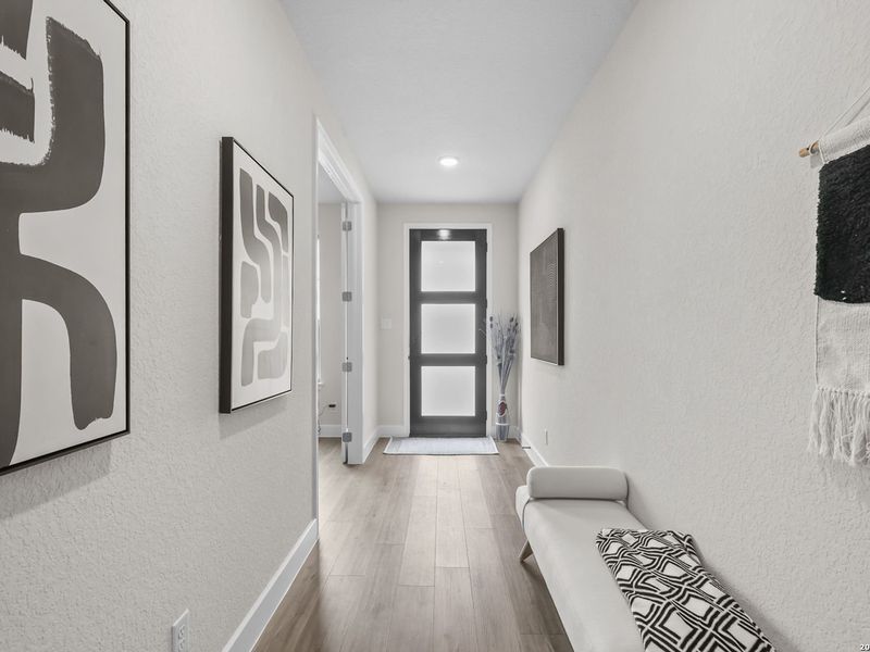 Furnished interior view inside a new home in The Reserve at Potranco Oaks, Castroville (Image 10).