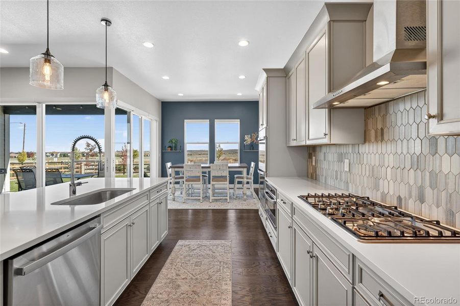 Furnished interior view inside a new home in , Erie (Image 7). Furnished interior view inside a new home in , Erie (Image 7).