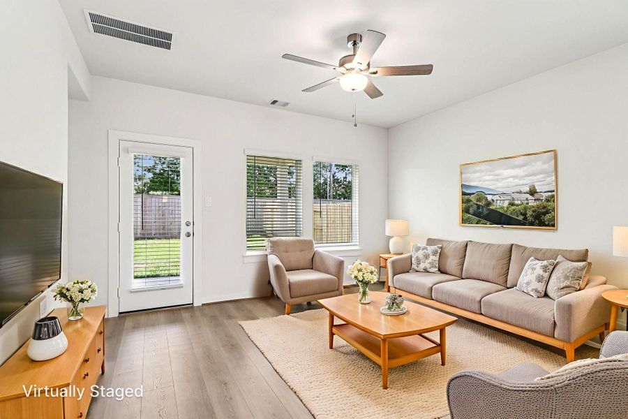 Photo is not of the actual home, but is an inspirational photo of builder’s model home and may depict options, furnishings, and/or decorator features that are not included