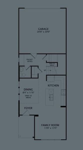 2D floor plan layout of this home in Chelsea Commons, Allen, TX (Image 1). 2D floor plan layout of this home in Chelsea Commons, Allen, TX (Image 1).