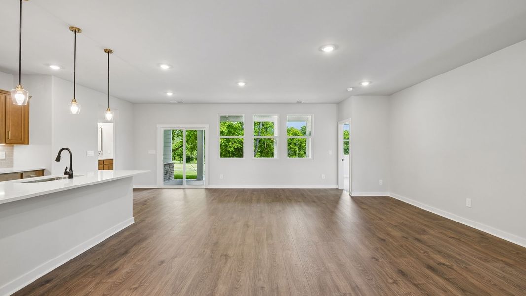 Representative unfurnished interior of a home built from the Holden by D.R. Horton in Harvest Point, Spring Hill (Image 49).
