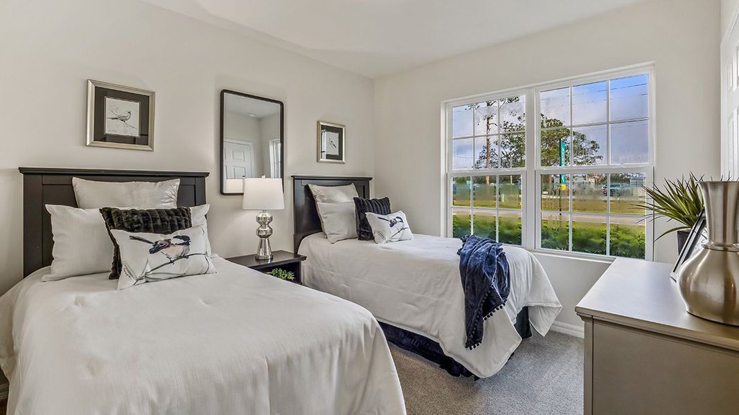 Representative furnished interior of a home built from the Cali by D.R. Horton in North Port - Express Series, North Port (Image 15).