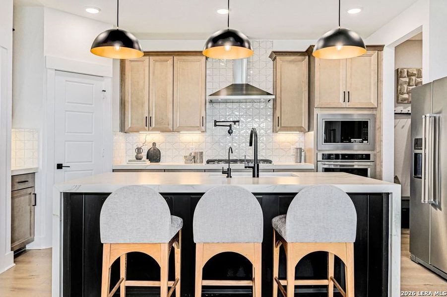 Furnished interior view inside a new home in Nopal Valley, San Antonio (Image 29).