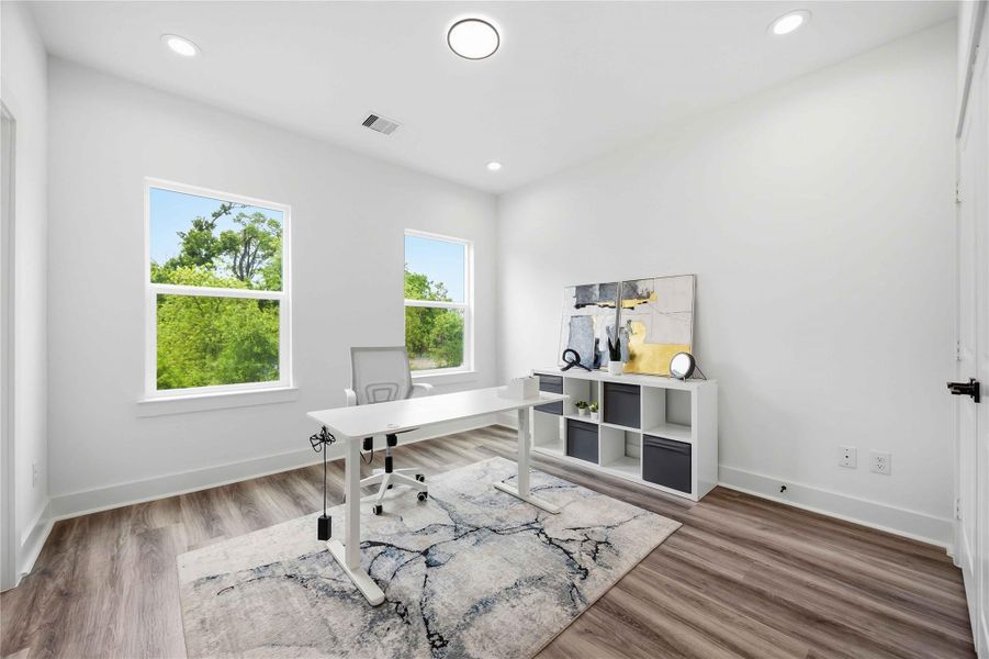 Furnished interior view inside a new home in , Houston (Image 11). Furnished interior view inside a new home in , Houston (Image 11).