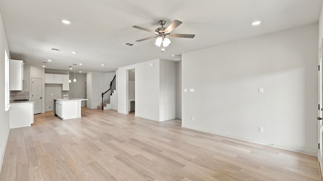 Furnished interior view inside a new home in Westridge Journey, McKinney (Image 21).