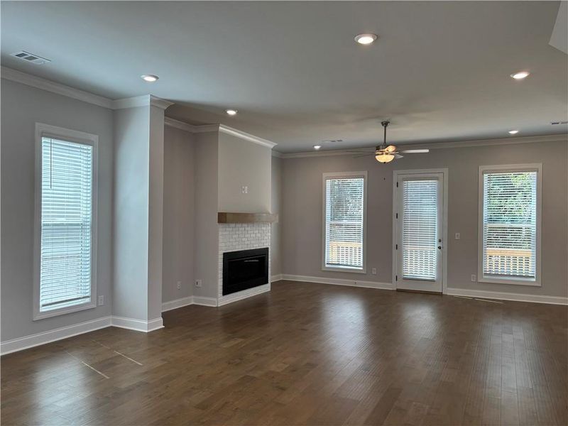 Spacious, unfurnished interior of a new home in Brackley Single Family, Cumming (Image 44).