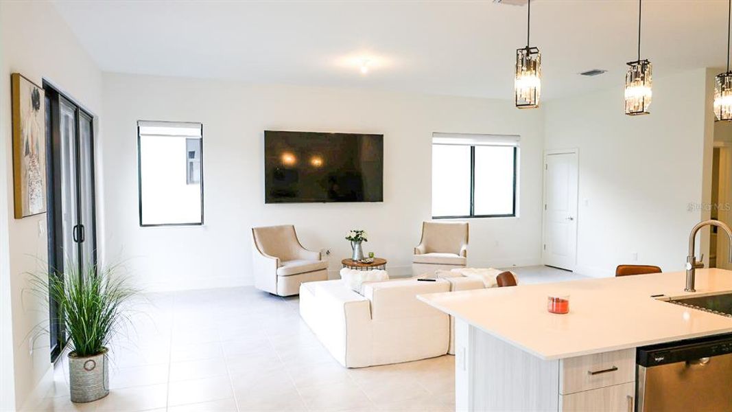 Furnished interior view inside a new home in , Ave Maria (Image 11). Furnished interior view inside a new home in , Ave Maria (Image 11).