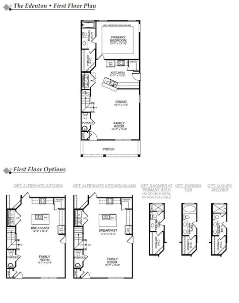 2D floor plan layout for the Edenton by Eastwood Homes in Lauren Park, Lexington, SC (Image 2). 2D floor plan layout for the Edenton by Eastwood Homes in Lauren Park, Lexington, SC (Image 2).