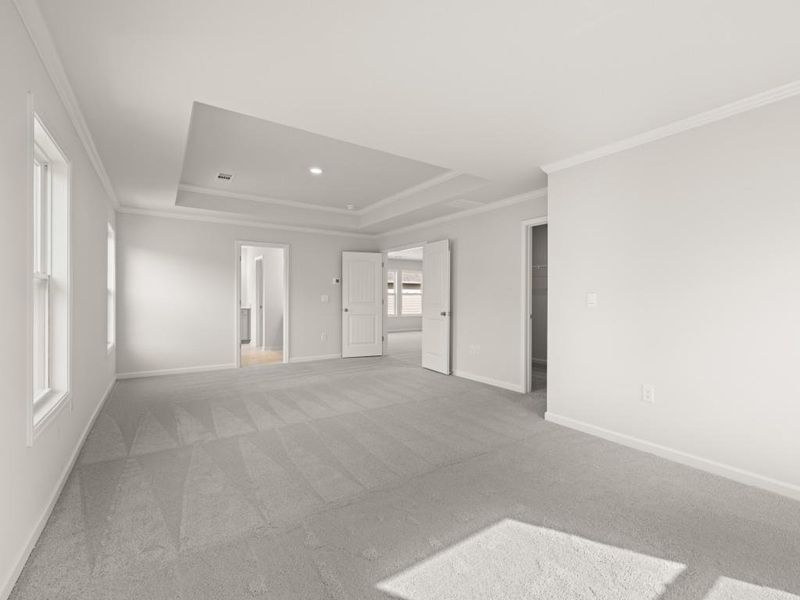 Spacious, unfurnished interior of a new home in Haven Abbey, Cumming (Image 28).