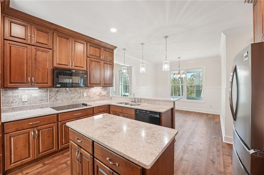 Furnished interior view inside a new home in , Canton (Image 46).
