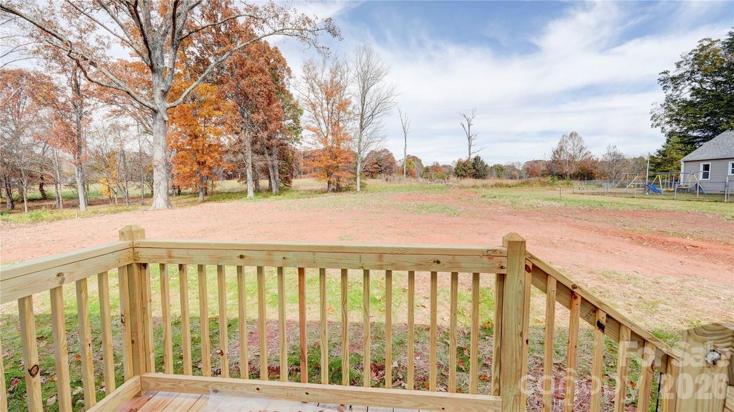 Rear Deck for Entertaining