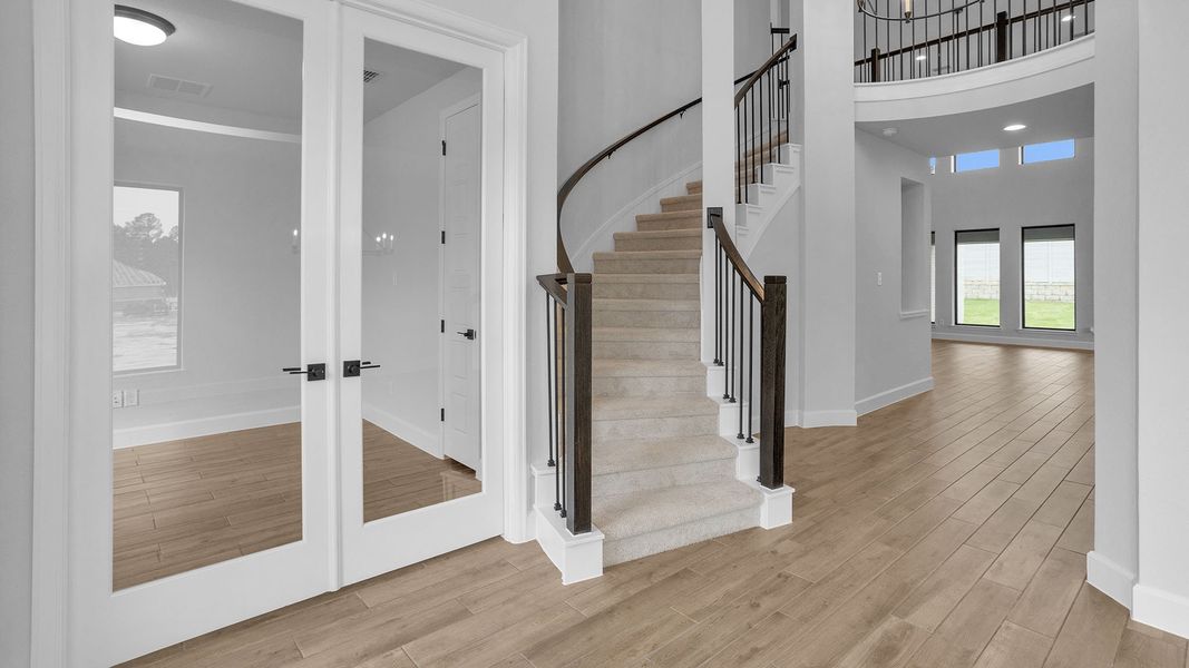 Spacious, unfurnished interior of a new home in Two Step Farm, Montgomery (Image 20). Spacious, unfurnished interior of a new home in Two Step Farm, Montgomery (Image 20).