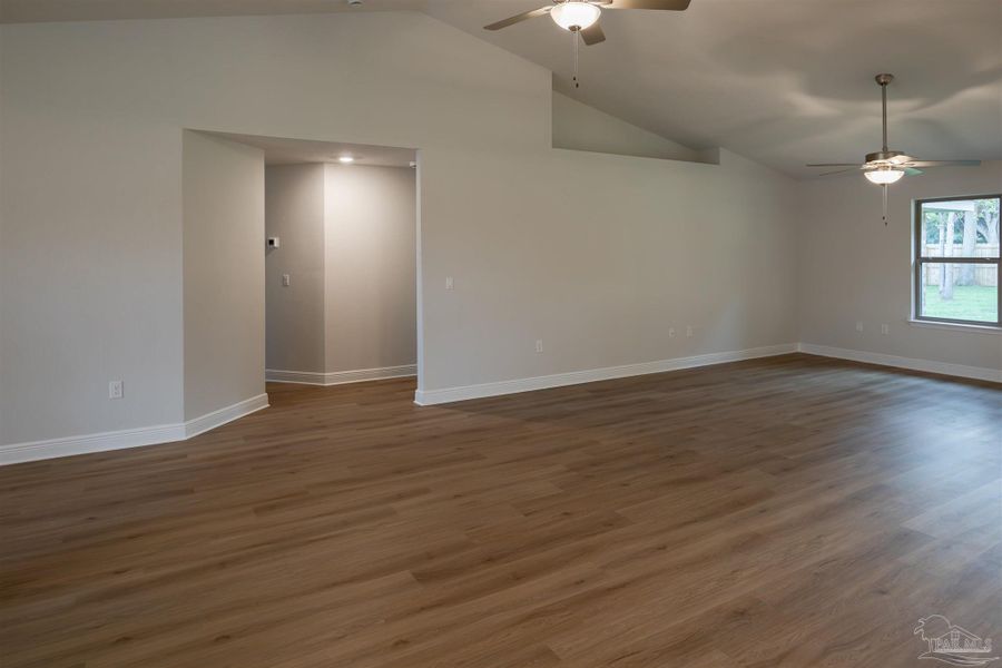 Representative unfurnished interior of a home built from the Plan 2751 by Adams Homes in Pecan Valley, Cantonment (Image 14).