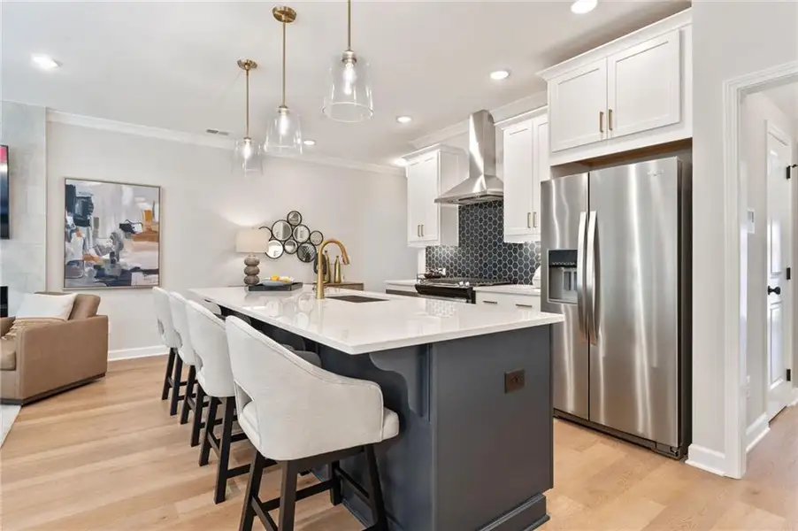 Furnished interior view inside a new home in Wilkins Walk, Mableton (Image 5).