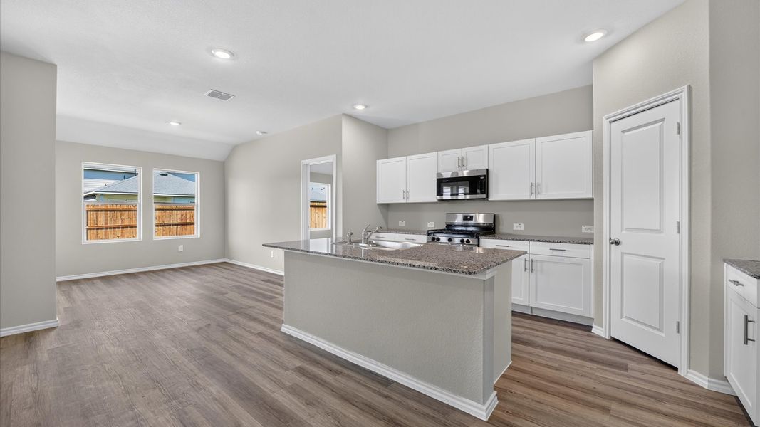 Furnished interior view inside a new home in The Hills at Reunion, Newark (Image 9).