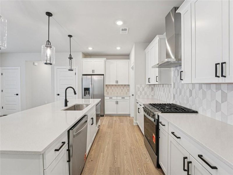 Furnished interior view inside a new home in Hawthorne Station, College Park (Image 3).
