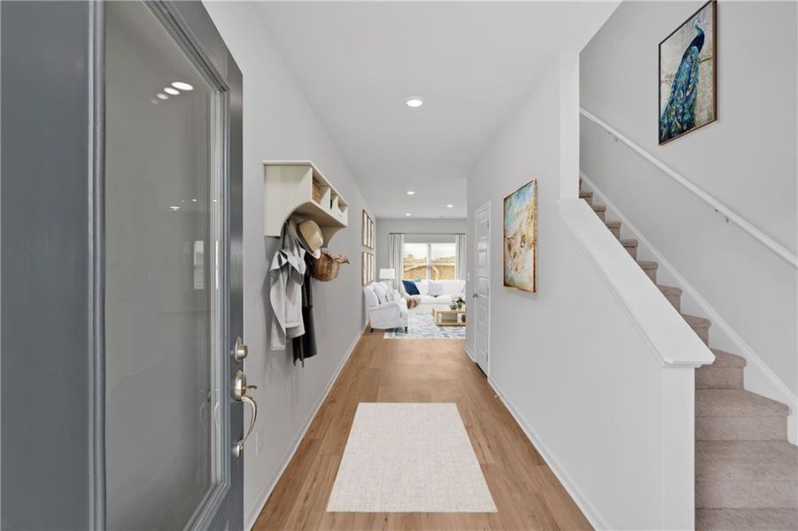 Furnished interior view inside a new home in , Rockmart (Image 6).