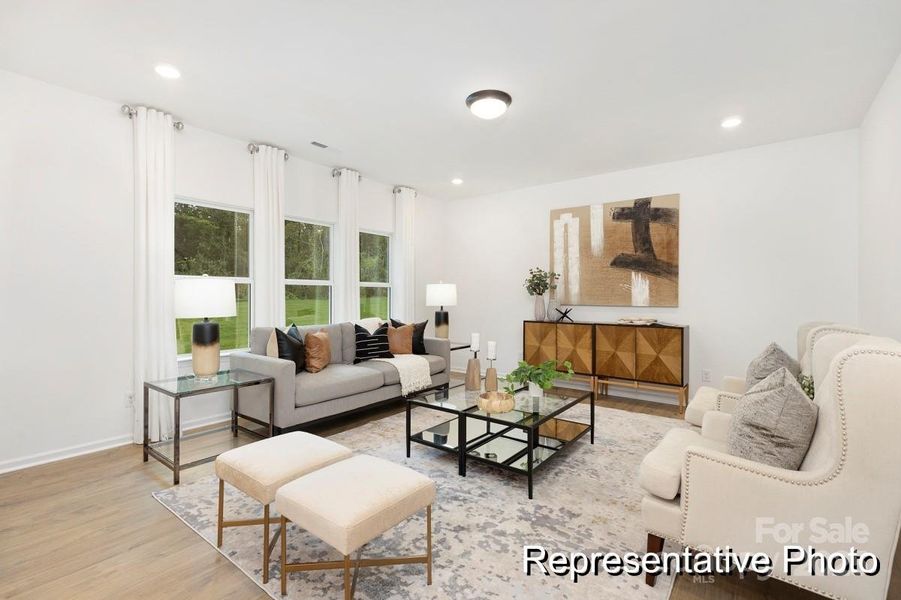 Furnished interior view inside a new home in Mooreland Oaks, Mount Holly (Image 5).