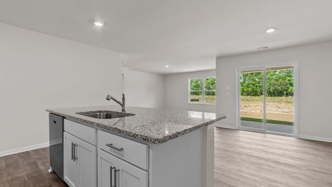 Furnished interior view inside a new home in Blair Ridge, La Grange (Image 10).