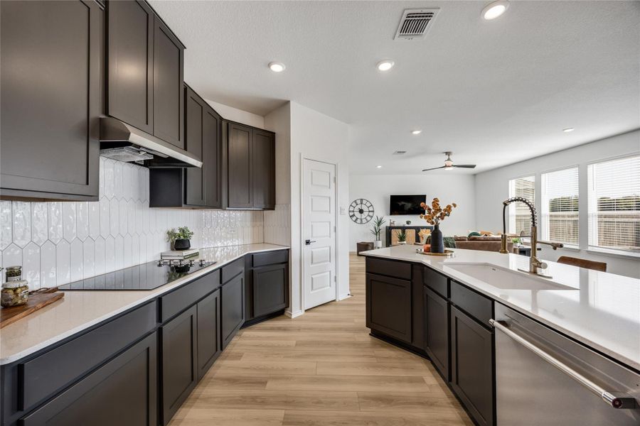 Furnished interior view inside a new home in Retreat at San Gabriel, Georgetown (Image 37).