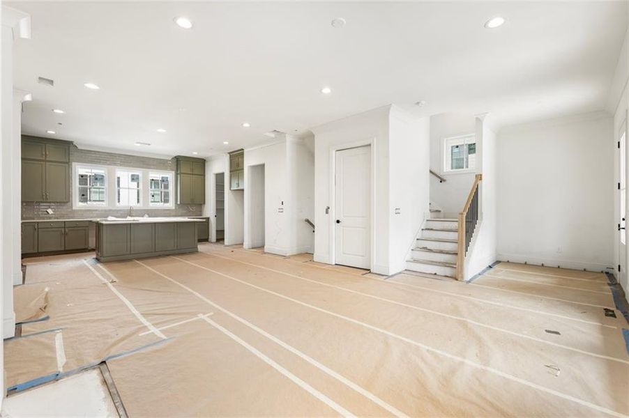 In-progress construction of a new home in , Alpharetta, GA (Image 26).