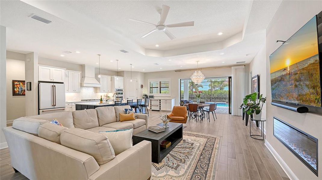 Furnished interior view inside a new home in Windward, Lakewood Ranch (Image 7). Furnished interior view inside a new home in Windward, Lakewood Ranch (Image 7).