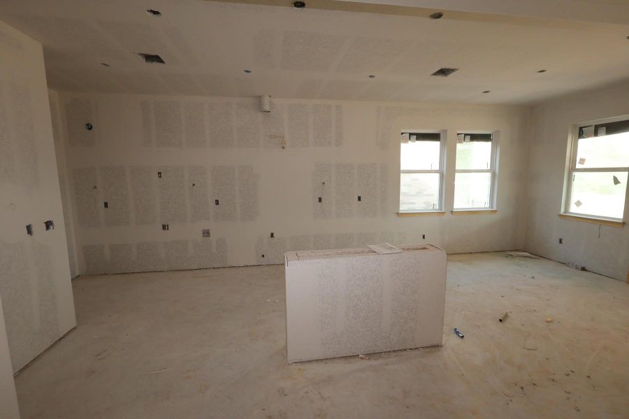 Kitchen and dining area - still under construction!