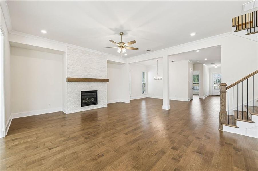 Spacious, unfurnished interior of a new home in Waterhaven, Cumming (Image 29).