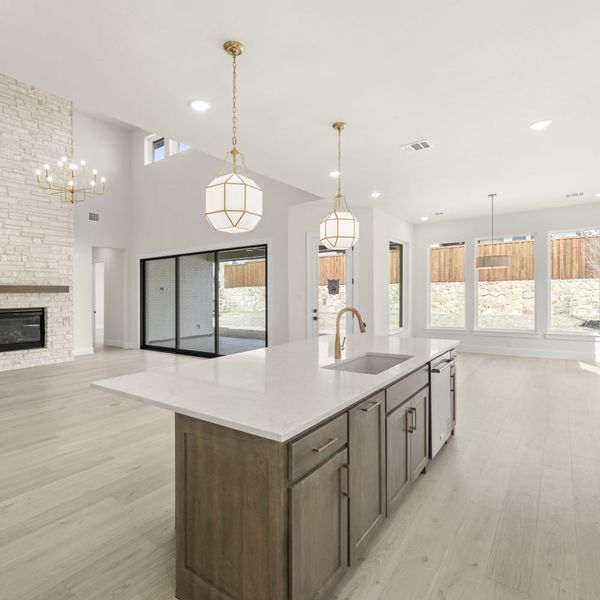 Furnished interior view inside a new home in StarView, Prosper (Image 39).