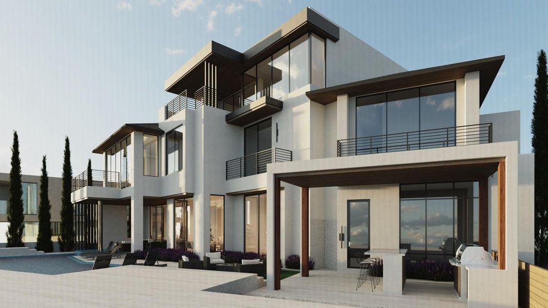 Front exterior of a new home in , Fort Lauderdale, FL, highlighting curb appeal (Image 1).