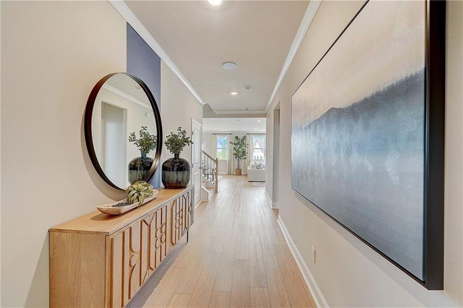 Furnished interior view inside a new home in Bailey Fence, Dacula (Image 9).