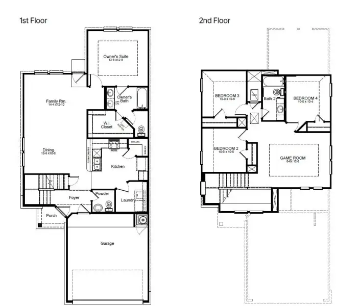Vail floor plan layout, 4 bed, 2.5 bath, 2 story, 1,857 sq ft Vail floor plan layout, 4 bed, 2.5 bath, 2 story, 1,857 sq ft