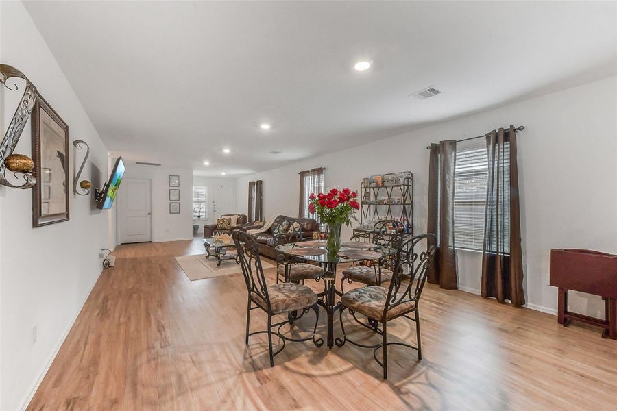 Furnished interior view inside a new home in Burnet Fields at Baytown Crossings, Baytown (Image 13).