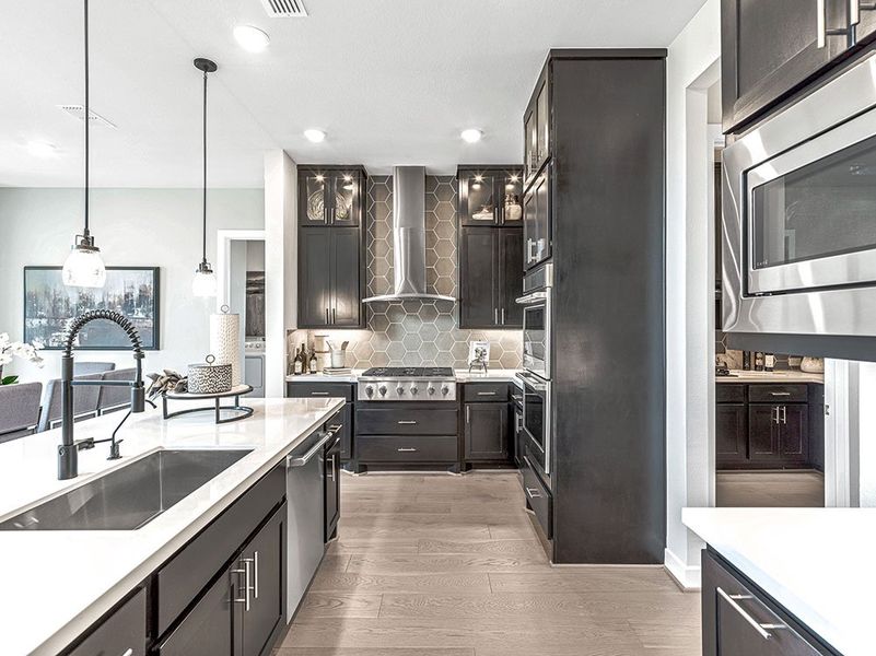 Furnished interior view inside a new home in Avalon at Cypress, Cypress (Image 25).