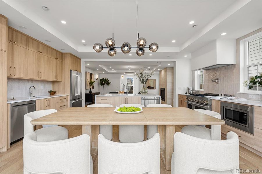 Furnished interior view inside a new home in , Denver (Image 7).