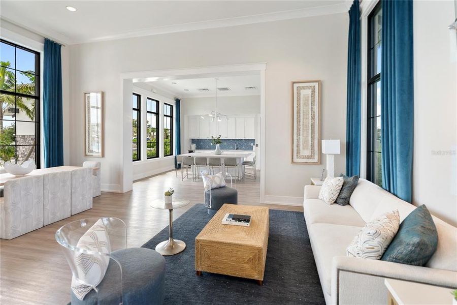 Furnished interior view inside a new home in Sweetwater at Lakewood Ranch, Bradenton (Image 42). Furnished interior view inside a new home in Sweetwater at Lakewood Ranch, Bradenton (Image 42).