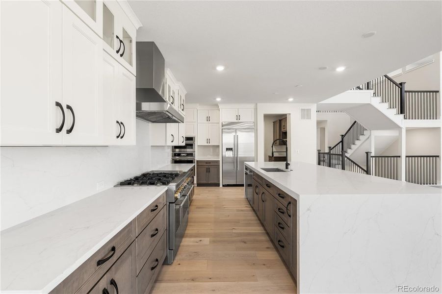 Furnished interior view inside a new home in Autograph at Lyric, Lone Tree (Image 13).