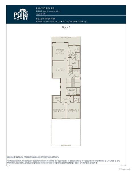 Upper Level Floorplan Upper Level Floorplan